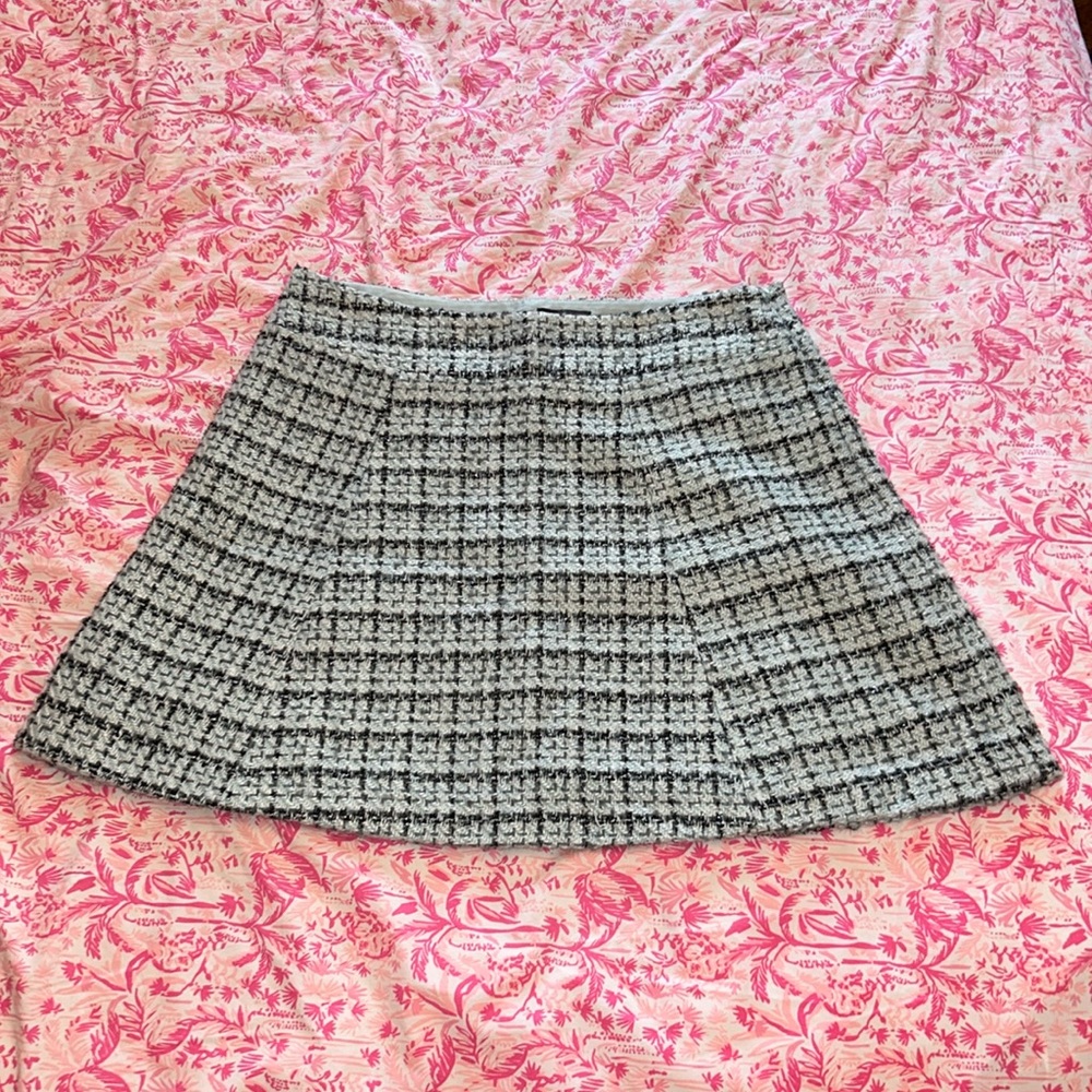 The Limited Teal tweed skirt